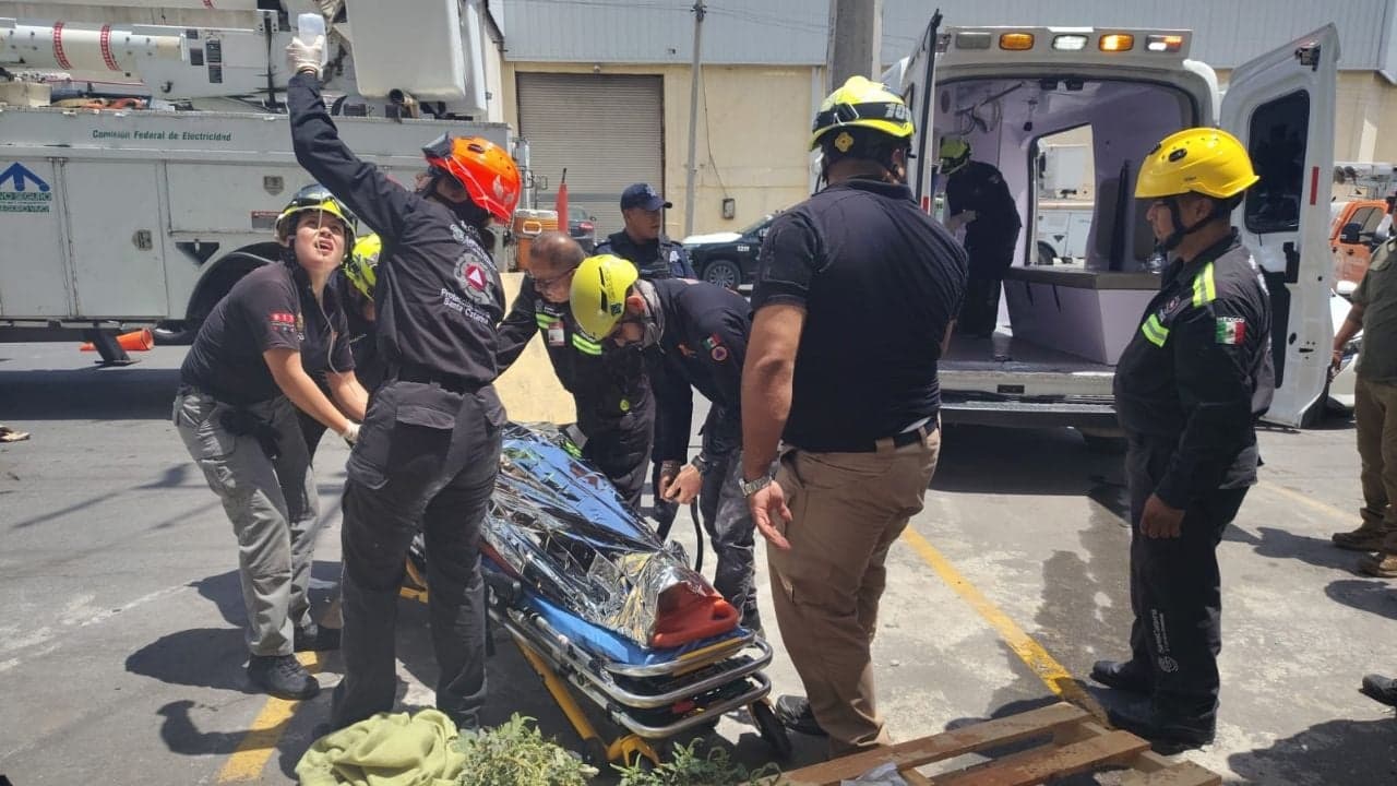 GRAVE ACCIDENTE LABORAL DEJÓ A UN HOMBRE CON MÚLTIPLES QUEMADURAS POR DESCARGA ELÉCTRICA